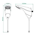 Chuveiro Zagonel Sublime Eletrônico Preto - Imagem 2