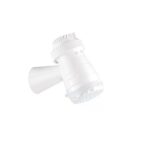 Ducha Eletrica Branca 3 Temperaturas 5500w Componentes Metalicos E Sem Acessorios Tramontina 220v