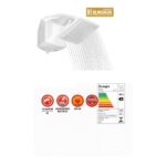 Chuveiro Elétrico Eletrônico 220V 7500W Branco Quadrado Futura Lorenzetti - Imagem 4