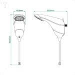 Ducha Zagonel Sublime Eletronica Branco 127v 5500w - Imagem 8