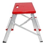 Escada 1 Degrau + 1 Banqueta-bilateral Alumínio Reforçada - Imagem 3