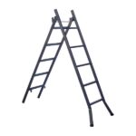 Escada 3 Em 1 Extensiva Em Chapa De Aço 13 E 7 Degraus 390cm - Imagem 3