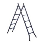 Escada 3 Em 1 Extensiva Em Chapa De Aço 7 E 4 Degraus 210cm - Imagem 2