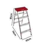 Escada Alumínio 03 Degraus + Banqueta Art Factory - Imagem 2