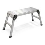 Escada Alumínio Dobrável Espaçofix Plataforma Banqueta 49 Cm