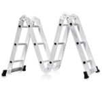 Escada Articulada Multifuncional 4x3 Alumínio Fortt 12 Degraus 3.34m - Eam4x3 - Imagem 2