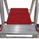 Escada De Alumínio 6 Degraus Duplos Linha Prática - Imagem 5