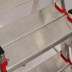 Escada De Alumínio Art Factory Com 8 Degraus Duplos - Imagem 5