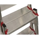 Escada De Alumínio Bilateral 2 Degraus Duplos Apolo Art Factory - Imagem 2