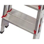 Escada De Alumínio Bilateral 2 Degraus Duplos Apolo Art Factory - Imagem 3