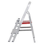 Escada De Alumínio Dupla 2 Degraus Natural 120kg Reisam - Imagem 3