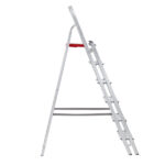 Escada De Alumínio Dupla 6 Degraus Natural 120kg Reisam - Imagem 3