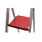 Escada Doméstica Aluminio 4 Degraus Natural 120 Kg Reisam - Imagem 2