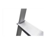 Escada Doméstica Aluminio 4 Degraus Natural 120 Kg Reisam - Imagem 3