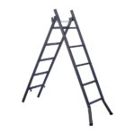 Escada Extensiva 3 Em 1 Metalon 40x20mm 6 E 12 Degraus 160cm - Imagem 2