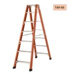 Escada Fibra De Vidro Tesoura Duplo Acesso Em Alumínio - Taf Taf-05