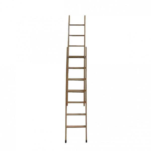 Escada Madeira Eucalipto Alongável 2 Partes 9 Degraus - Volpato, Tamanho: 9 Degraus