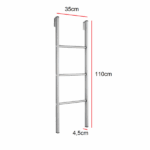 Escada Para Beliche De Fácil Instalação Altura 110cm Schmitt - Imagem 2