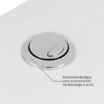 Kit Vaso Sanitário com Caixa Acoplada e Assento Branco Duplo Acionamento 3/6L Saída Vertical Mariana Icasa - Imagem 7