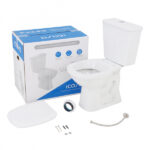 Kit Vaso Sanitário com Caixa Acoplada e Assento Branco Duplo Acionamento 3/6L Saída Vertical Mariana Icasa - Imagem 4
