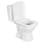 Kit Vaso Sanitário com Caixa Acoplada e Assento Branco Duplo Acionamento 3/6L Saída Vertical Lirio Fiori - Imagem 2