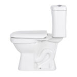 Kit Vaso Sanitário com Caixa Acoplada e Assento Branco Duplo Acionamento 3/6L Saída Vertical Lirio Fiori - Imagem 4