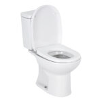 Kit Vaso Sanitário com Caixa Acoplada e Assento Branco Duplo Acionamento 3/6L Saída Vertical Round Roca - Imagem 4