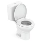 Kit Vaso Sanitário Com Caixa Acoplada E Assento Soft Close Flamingo Incepa Branco Brilhante - Imagem 5