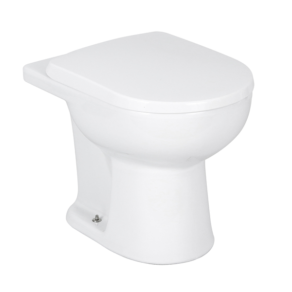 Kit Vaso Sanitário Convencional com Assento Branco Saída Vertical Luna Icasa