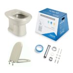 Kit Vaso Sanitário Convencional Sabatini IP5 Palha Icasa