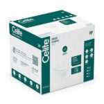 Kit Vaso Sanitário Rimless Com Assento Pp Softclose Vip Celite Branco Brilho - Imagem 9