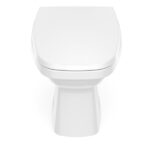 Vaso Sanitário Convencional Com Assento Queda Amortecida Art Incepa Branco Brilhante - Imagem 3