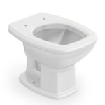 Kit Vaso Sanitário Convencional com Assento Branco Saída Vertical Fit Plus Celite