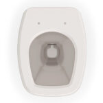 Kit Vaso Sanitário Convencional com Assento Bege Saída Vertical Fit Plus Celite - Imagem 4