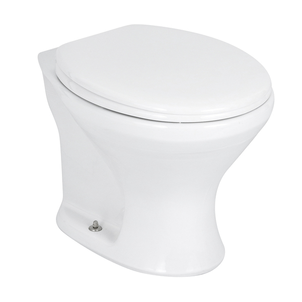 Kit Vaso Sanitário Convencional para Descarga de Parede com Assento Saída Vertical Infantil Branco Icasa