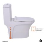 Vaso Sanitário Monobloco Caixa Acoplada Privada Barita Pingoo.casa - Branco - Imagem 7