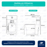 Vaso Sanitário Monobloco Cerâmica Modelo Flumen - VAB0034 - Imagem 5
