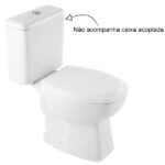 Vaso Sanitário para Caixa Acoplada Saída Vertical Thema Plus Branco Incepa - Imagem 5