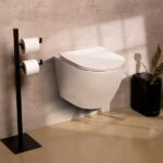 Vaso Sanitário Suspenso Saída Horizontal Hematita Pingoo.casa - Branco - Imagem 9